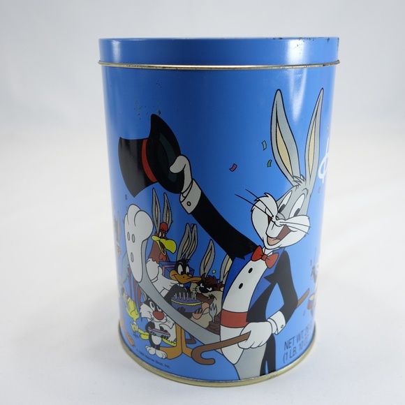 Brach's Bugs Bunny "Happy Birthday" 50th Anniversay Tin - Picture 1 of 8